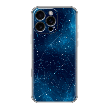 Силиконовый чехол на Iphone 16 Pro Max с принтом Космос звезды