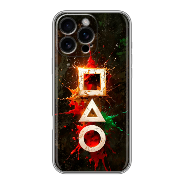 Силиконовый чехол на Iphone 16 Pro Max с принтом Squid Game Игра кальмара Силиконовый чехол на Iphone 16 Pro Max с принтом Squid Game Игра кальмара