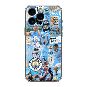 Силиконовый чехол на Iphone 16 Pro Max с принтом Man City Манчестер Сити Силиконовый чехол на Iphone 16 Pro Max с принтом Man City Манчестер Сити
