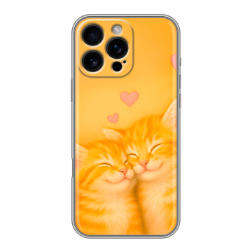 Силиконовый чехол на Iphone 16 Pro Max с принтом Милые котята Силиконовый чехол на Iphone 16 Pro Max с принтом Милые котята