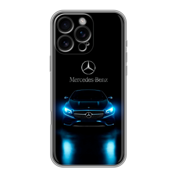 Силиконовый чехол на Iphone 16 Pro Max с принтом Mercedes Мерседес