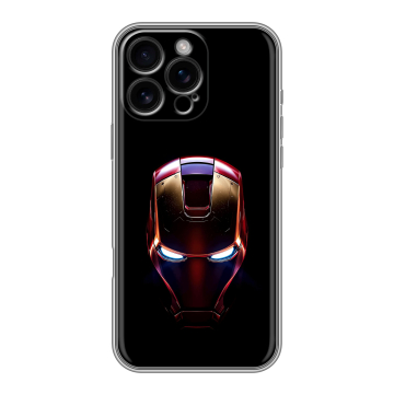 Силиконовый чехол на Iphone 16 Pro Max с принтом IronMan Железный человек Силиконовый чехол на Iphone 16 Pro Max с принтом IronMan Железный человек