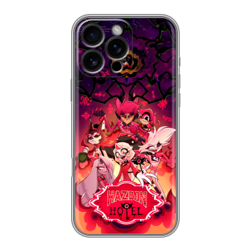 Силиконовый чехол на Iphone 16 Pro Max с принтом Hazbin Hotel Отель Хазбин Силиконовый чехол на Iphone 16 Pro Max с принтом Hazbin Hotel Отель Хазбин