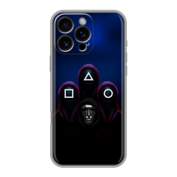 Силиконовый чехол на Iphone 16 Pro Max с принтом Игра Кальмара Силиконовый чехол на Iphone 16 Pro Max с принтом Игра Кальмара