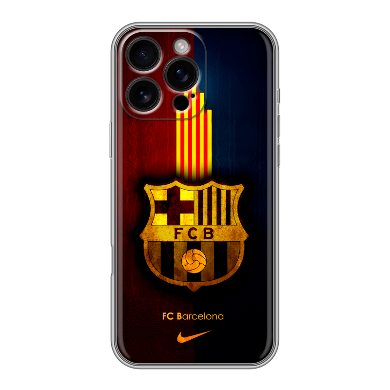 Силиконовый чехол на Iphone 16 Pro Max с принтом Барселона Barcelona Силиконовый чехол на Iphone 16 Pro Max с принтом Барселона Barcelona