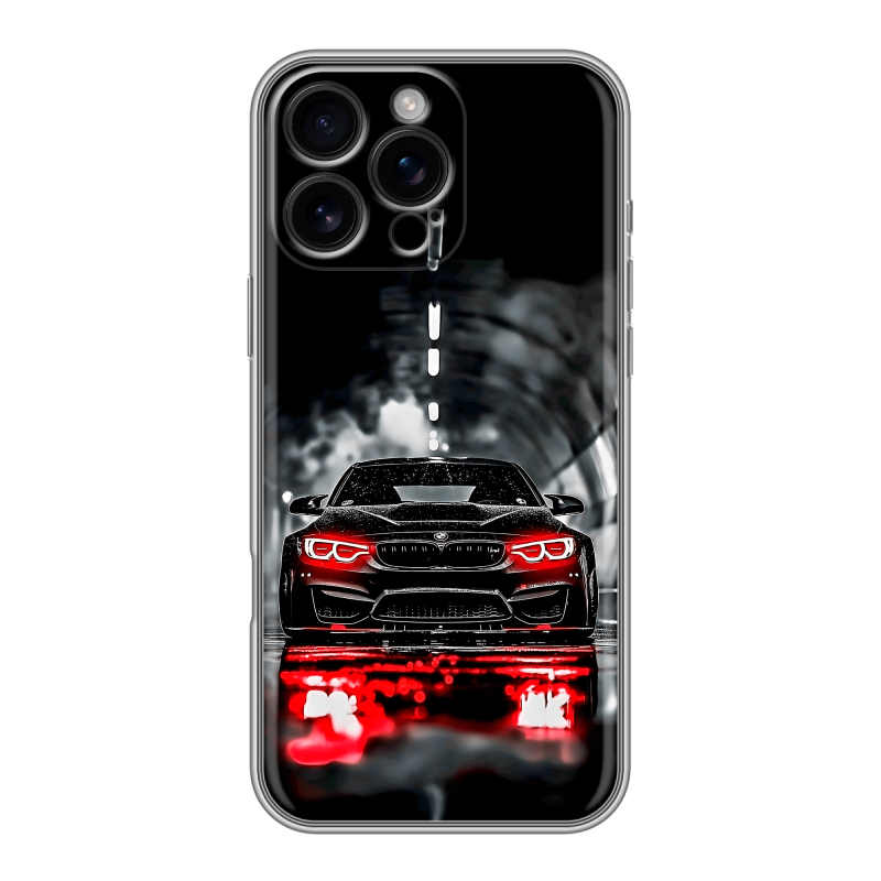 Силиконовый чехол на Iphone 16 Pro Max с принтом BMW БМВ Силиконовый чехол на Iphone 16 Pro Max с принтом BMW БМВ