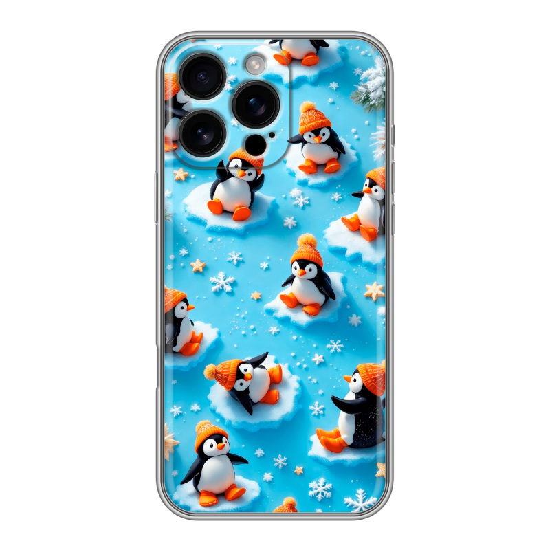 Силиконовый чехол на Iphone 16 Pro Max с принтом Новый год Силиконовый чехол на Iphone 16 Pro Max с принтом Новый год