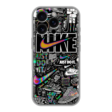 Силиконовый чехол на Iphone 16 Pro с принтом Найк