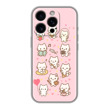 Силиконовый чехол на Iphone 16 Pro с принтом Hello Kitty Хелоу Кити Силиконовый чехол на Iphone 16 Pro с принтом Hello Kitty Хелоу Кити