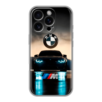 Силиконовый чехол на Iphone 16 Pro с принтом БМВ BMW