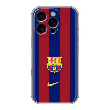 Силиконовый чехол на Iphone 16 Pro с принтом Барселона Barcelona Силиконовый чехол на Iphone 16 Pro с принтом Барселона Barcelona
