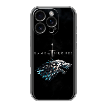 Силиконовый чехол на Iphone 16 Pro с принтом Игра Престолов Game Thrones Силиконовый чехол на Iphone 16 Pro с принтом Игра Престолов Game Thrones
