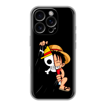 Силиконовый чехол на Iphone 16 Pro с принтом One Piece Ван Пис