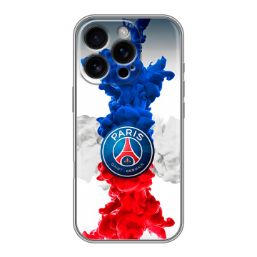 Силиконовый чехол на Iphone 16 Pro с принтом PSG ПСЖ