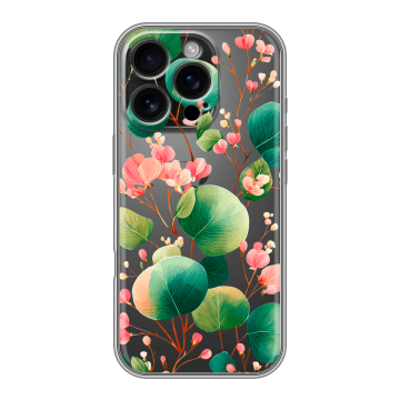 Силиконовый чехол на Iphone 16 Pro с принтом женский