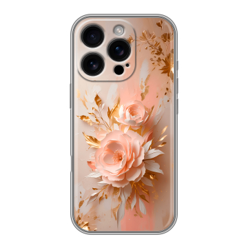 Силиконовый чехол на Iphone 16 Pro с принтом женский