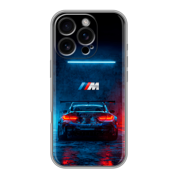 Силиконовый чехол на Iphone 16 Pro с принтом BMW БМВ Силиконовый чехол на Iphone 16 Pro с принтом BMW БМВ