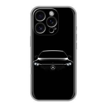 Силиконовый чехол на Iphone 16 Pro с принтом Mercedes Мерседес Силиконовый чехол на Iphone 16 Pro с принтом Mercedes Мерседес