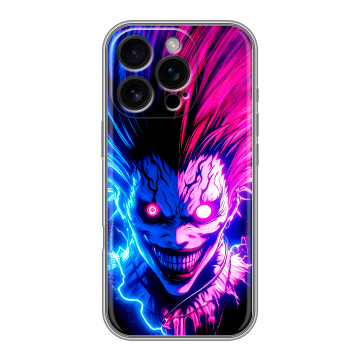 Силиконовый чехол на Iphone 16 Pro с принтом Death note Тетрадь смерти