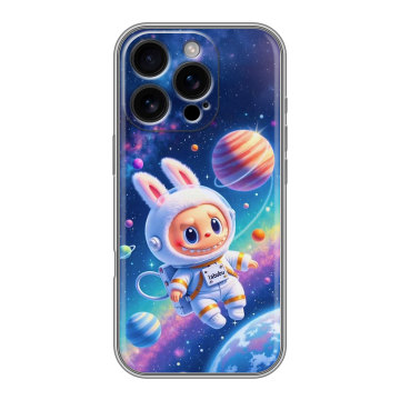 Силиконовый чехол на Iphone 16 Pro с принтом Labubu Лабубу Силиконовый чехол на Iphone 16 Pro с принтом Labubu Лабубу