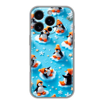 Силиконовый чехол на Iphone 16 Pro с принтом Новый год