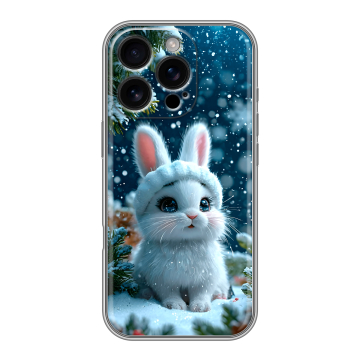 Силиконовый чехол на Iphone 16 Pro с принтом Новый год