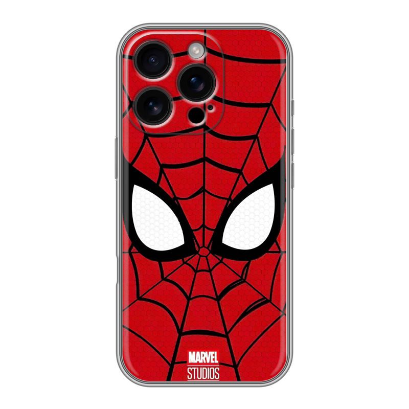Силиконовый чехол на Iphone 16 Pro с принтом человек паук spiderman Силиконовый чехол на Iphone 16 Pro с принтом человек паук spiderman