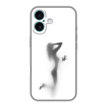 Силиконовый чехол на Iphone 16 Plus с принтом Силуэт Силиконовый чехол на Iphone 16 Plus с принтом Силуэт
