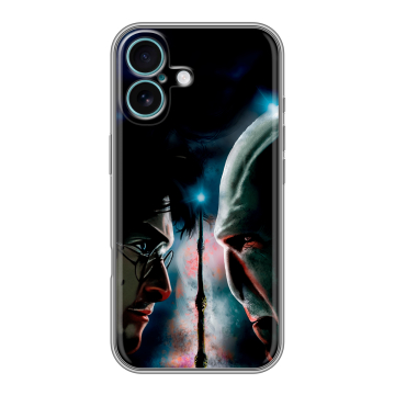 Силиконовый чехол на Iphone 16 Plus с принтом Гарри Поттер Harry Potter