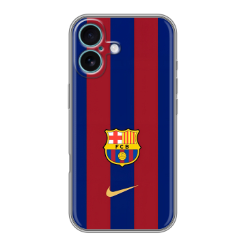 Силиконовый чехол на Iphone 16 Plus с принтом Барселона Barcelona
