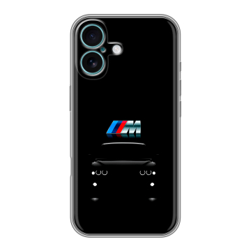 Силиконовый чехол на Iphone 16 Plus с принтом БМВ BMW Силиконовый чехол на Iphone 16 Plus с принтом БМВ BMW