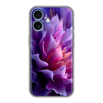 Силиконовый чехол на Iphone 16 Plus с принтом женский цветы Силиконовый чехол на Iphone 16 Plus с принтом женский цветы