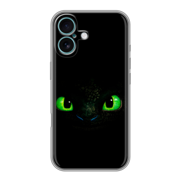 Силиконовый чехол на Iphone 16 Plus с принтом Как приручить дракона Силиконовый чехол на Iphone 16 Plus с принтом Как приручить дракона