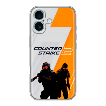 Силиконовый чехол на Iphone 16 Plus с принтом Counter Strike Силиконовый чехол на Iphone 16 Plus с принтом Counter Strike