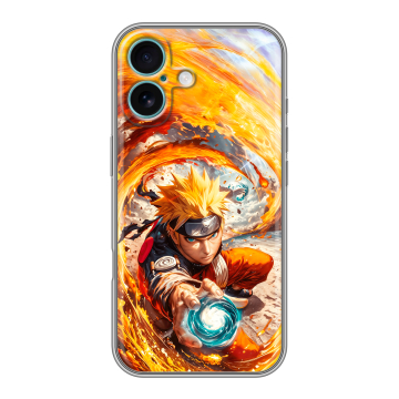 Силиконовый чехол на Iphone 16 Plus с принтом Аниме Наруто Naruto Силиконовый чехол на Iphone 16 Plus с принтом Аниме Наруто Naruto