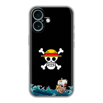 Силиконовый чехол на Iphone 16 Plus с принтом One Piece Ван Пис Силиконовый чехол на Iphone 16 Plus с принтом One Piece Ван Пис