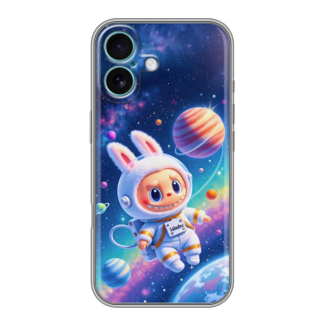 Силиконовый чехол на Iphone 16 Plus с принтом Labubu Лабубу Силиконовый чехол на Iphone 16 Plus с принтом Labubu Лабубу