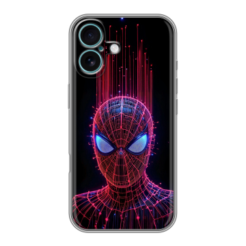 Силиконовый чехол на Iphone 16 Plus с принтом Spiderman Человек паук Силиконовый чехол на Iphone 16 Plus с принтом Spiderman Человек паук