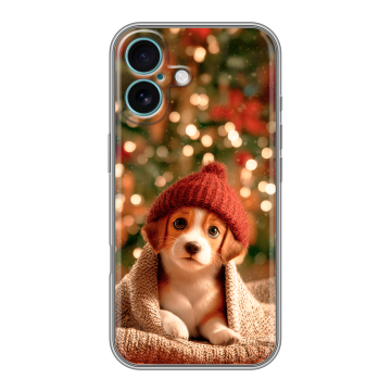 Силиконовый чехол на Iphone 16 Plus с принтом Новый год Силиконовый чехол на Iphone 16 Plus с принтом Новый год