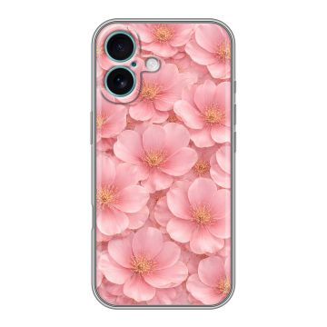 Силиконовый чехол на Iphone 16 Plus с принтом женский