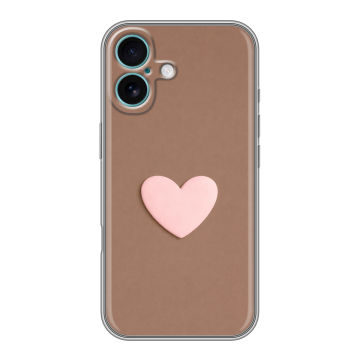 Силиконовый чехол на Iphone 16 Plus с принтом женский