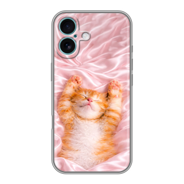 Силиконовый чехол на Iphone 16 Plus с принтом женский
