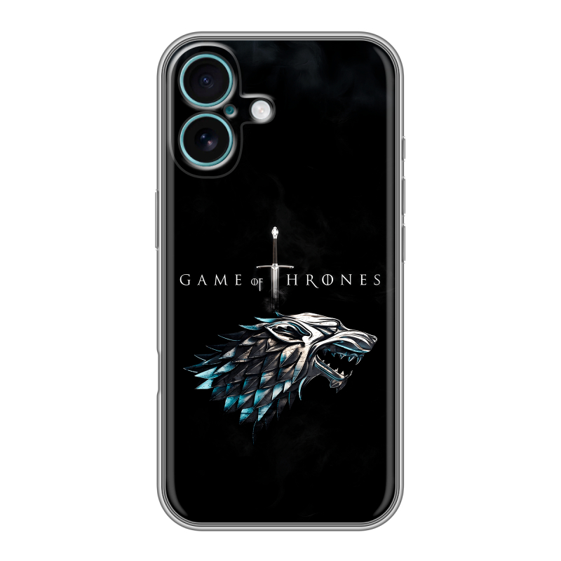 Силиконовый чехол на Iphone 16 Plus с принтом Игра Престолов Game Thrones Силиконовый чехол на Iphone 16 Plus с принтом Игра Престолов Game Thrones