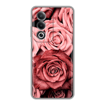 Силиконовый чехол на OPPO A3 Pro 5G с принтом Цветы розы Силиконовый чехол на OPPO A3 Pro 5G с принтом Цветы розы