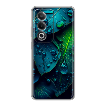 Силиконовый чехол на OPPO A3 Pro 5G с принтом Листья Силиконовый чехол на OPPO A3 Pro 5G с принтом Листья