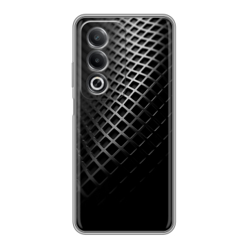 Силиконовый чехол на OPPO A3 Pro с принтом Текстура металла Силиконовый чехол на OPPO A3 Pro с принтом Текстура металла