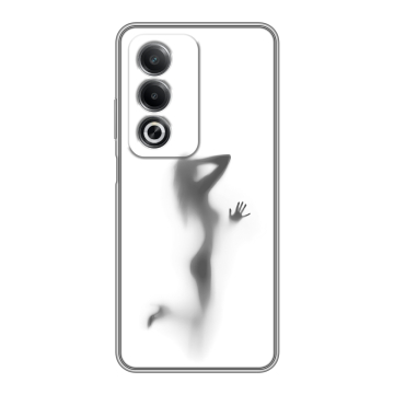 Силиконовый чехол на OPPO A3 Pro с принтом Силуэт