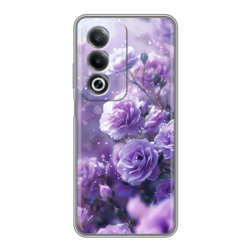 Силиконовый чехол на OPPO A3 Pro с принтом Розы цветы Силиконовый чехол на OPPO A3 Pro с принтом Розы цветы