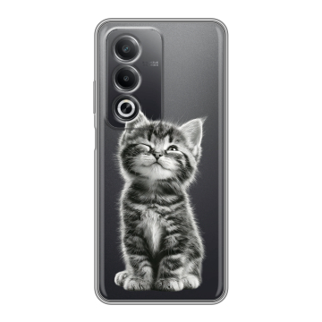 Силиконовый чехол на OPPO A3 Pro с принтом Котенок Силиконовый чехол на OPPO A3 Pro с принтом Котенок