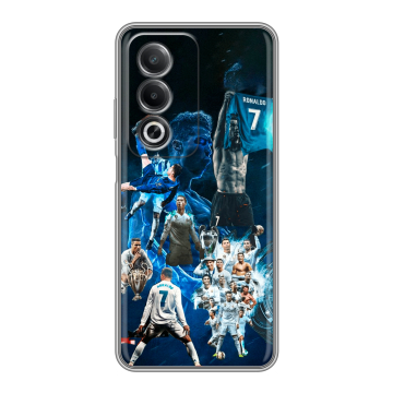Силиконовый чехол на OPPO A3 Pro с принтом Реал Роналдо Силиконовый чехол на OPPO A3 Pro с принтом Реал Роналдо
